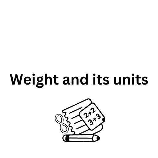 Weight and its units